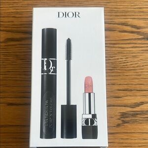 Dior Makeup Set - Black Mascara & Pink Lipstick
